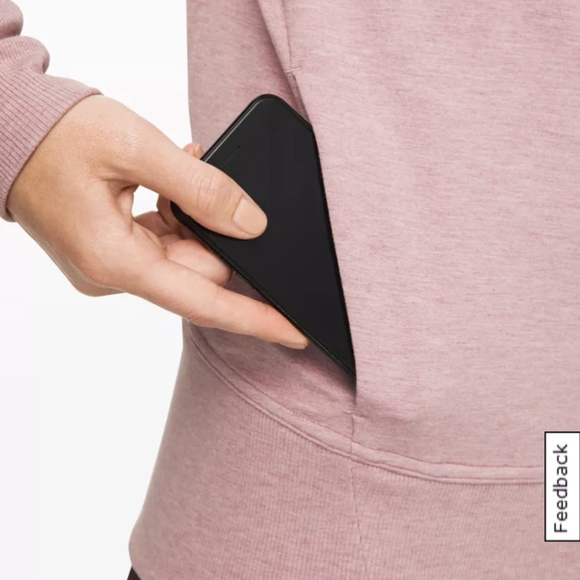 Lululemon High Lines Pullover Heathered Vintage Mauve Size 4 - Picture 3 of 9